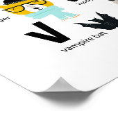 Süße Tier Alphabet | Einige haben Hasen Poster (Ecke)