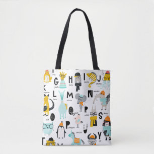 Süße Tier Alphabet   Einige haben Hasen Tasche