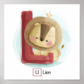 Süße Tier Alphabet Poster (Vorne)