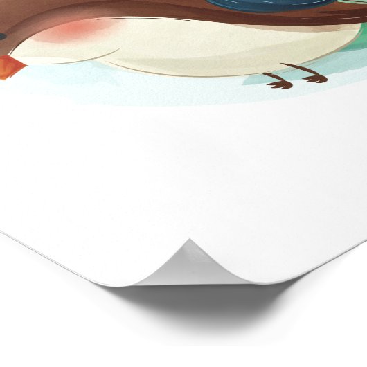 Süße Tier Alphabet Poster (Ecke)