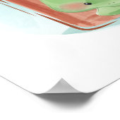 Süße Tier Alphabet Poster (Ecke)