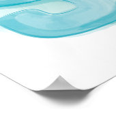 Süße Tier Alphabet Poster (Ecke)