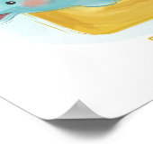 Süße Tier Alphabet Poster (Ecke)