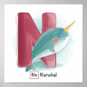 Süße Tier Alphabet Poster (Vorne)