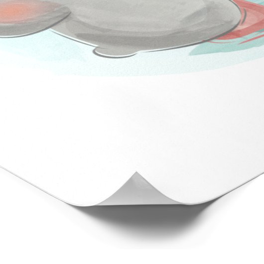 Süße Tier Alphabet Poster (Ecke)