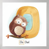 Süße Tier Alphabet Poster (Vorne)