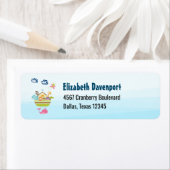 Süße Tier Ark mit Schmetterling und Wal (Insitu)