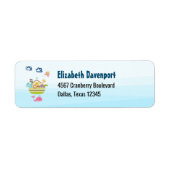 Süße Tier Ark mit Schmetterling und Wal (Vorne)