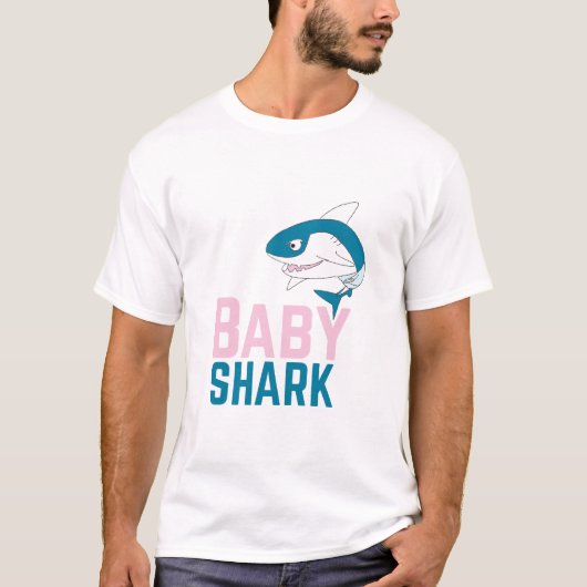 Süße Tier Art Animal Baby Sharks Art T-Shirt (Vorderseite)