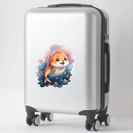 Süße Tier Aufkleber (Koffer)