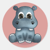 Süße Tier-Aufkleber Runder Aufkleber (Vorderseite)
