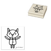 Süße Tier Baby Fox Gummistempel (Stempel)