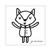 Süße Tier Baby Fox Gummistempel (Prägung)