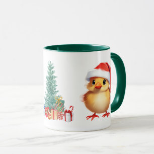 Süße Tier Baby Küken Weihnachtskostüm Tasse