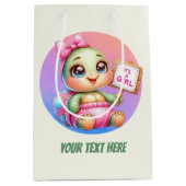 Süße Tier Baby Mittlere Geschenktüte (Vorderseite)