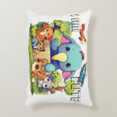 Süße Tier Cartoon Abbildung i niedlich Dekokissen (Vorderseite(Vertikal))