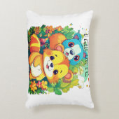 Süße Tier Cartoon Abbildung i niedlich Dekokissen (Vorderseite(Vertikal))