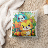 Süße Tier Cartoon Abbildung i niedlich Kissen (Decke)