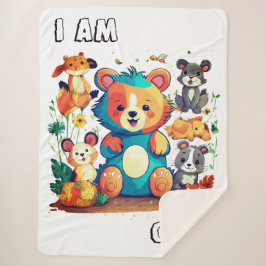 Süße Tier Cartoon neu i am niedlich Sherpadecke