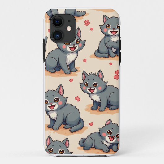 süße Tier Case-Mate iPhone Hülle (Rückseite)