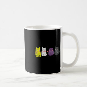 Süße Tier Cat Geschenke Nicht binäre Pride Agence Kaffeetasse