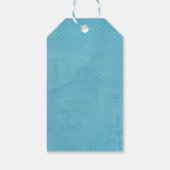 Süße Tier Collage Folk Art Design Happy Birthday Geschenkanhänger (Rückseite)