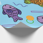 Süße Tier Design Nahtloses Musterpapier Geschenkpapier (Ecke)