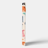 Süße Tier-Designs Nahtlose Hunde- und Katzenmuster Case-Mate iPhone Hülle (Rückseite / Rechts)