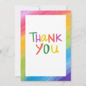 Süße Tier Einladung zum 1. Geburtstag (Rückseite)