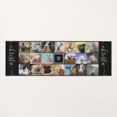 süße Tier-Foto-Collage benutzerdefiniert Yogamatte (Vorderseite (Horizontal))