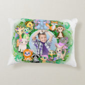 Süße Tier-Foto Dekokissen (Rückseite)