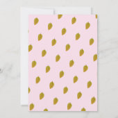 Süße Tier Fox Owls Kinderdusche Einladung (Rückseite)