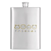 Süße Tier-Freunde konfrontiert Case-Mate iPhone Fa Flachmann (Vorderseite)