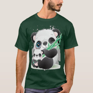 Süße Tier Friendly Panda 12 T-Shirt