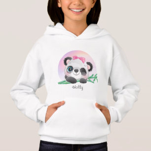 süße Tier Friendly Panda Bamboo Hoodie