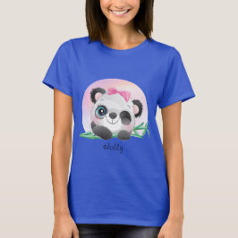 süße Tier Friendly Panda Bamboo    T-Shirt