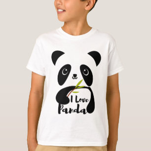 süße Tier Friendly Panda T-Shirt