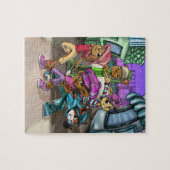 Süße Tier Friends Colorful Puzzle (Horizontal)