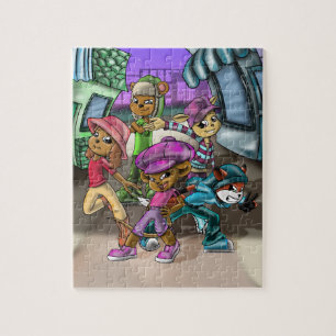 Süße Tier Friends Colorful Puzzle