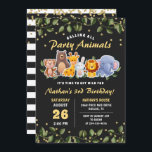 Süße Tier Friends Zoo Party Grüne Geburtstag Einladung<br><div class="desc">Süße Tier Friends Zoo Party Grüne Geburtstag Einladung</div>
