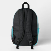 Süße Tier Frog Bedruckter Rucksack (Rückseite)