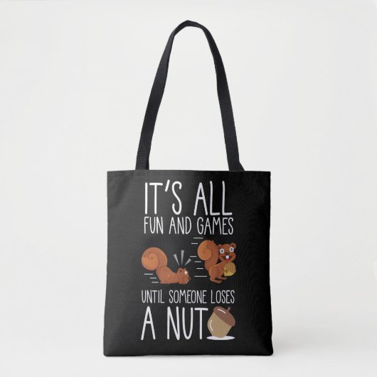 Süße Tier Funny Rodent Nut Lover Squirrel Tasche (Vorderseite)