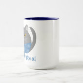 Süße Tier "Fur Real" Cat Tasse (Zentrum)