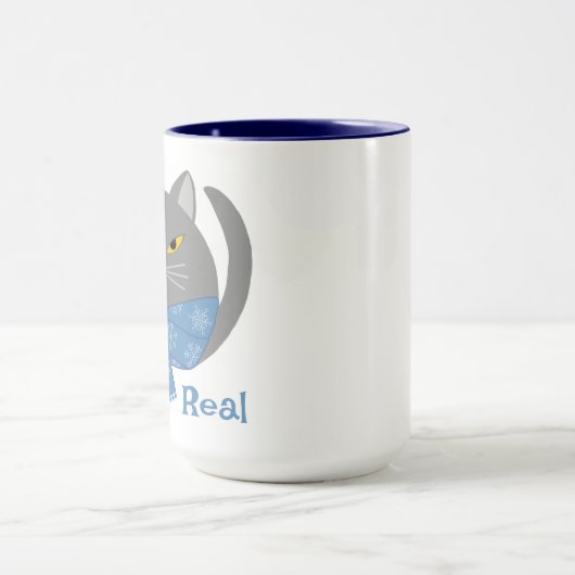 Süße Tier "Fur Real" Cat Tasse (Zentrum)