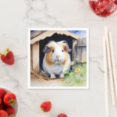 Süße Tier Guinea Pig Serviette (Beispiel)