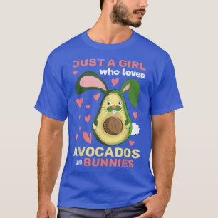 Süße Tier Heart Just A Girl, die Lieben Avocados A T-Shirt