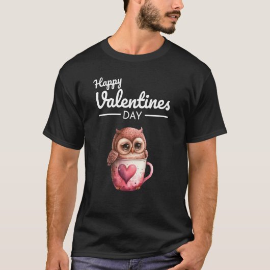 Süße Tier Heart Panda Happy Valentine Day 70 T-Shirt (Vorderseite)