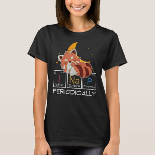 Süße Tier I Nickerchen Regelmäßig Pajama Schlafrot T-Shirt