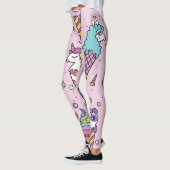 Süße Tier Ice Creme Cones Leggings (Links)