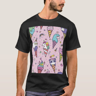 Süße Tier Ice Creme Cones T-Shirt